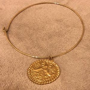 Vintage Lilly Pulitzer Collar Gold Necklace